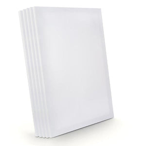 Pack of 5 quality Canvases 16 x 12 inches