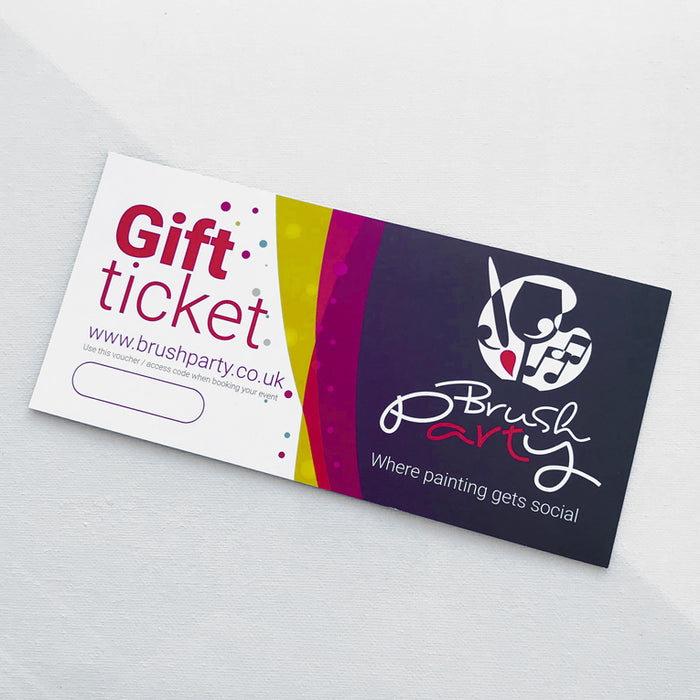 1 Brush Party Gift Voucher for In-Venue events