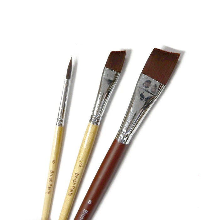 Mixed Paintbrush Set - 3 Brushes