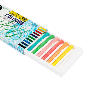 Assorted Coloured Chalk Pastel Set (Pack of 12)