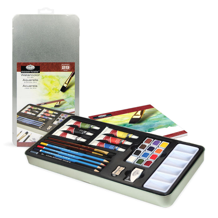 Watercolour Painting Art Set in a Tin